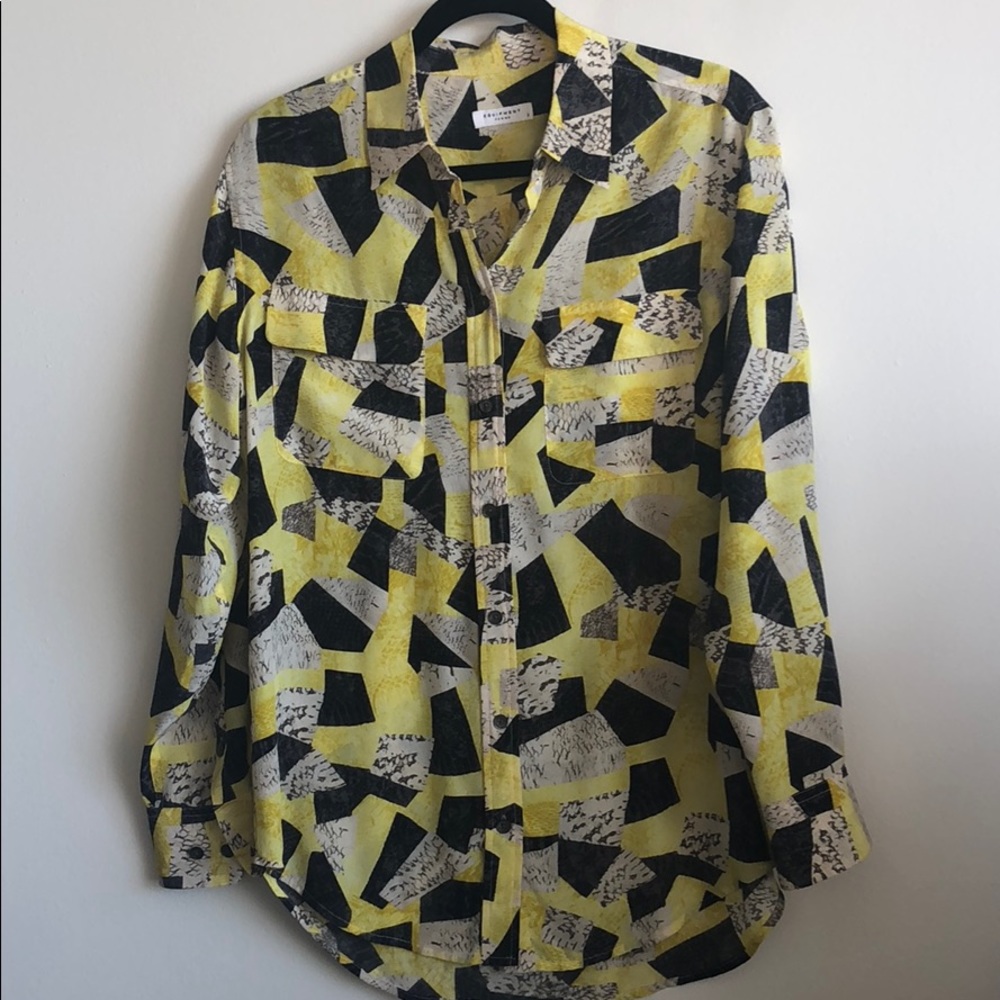 Equipment signature button-down shirt